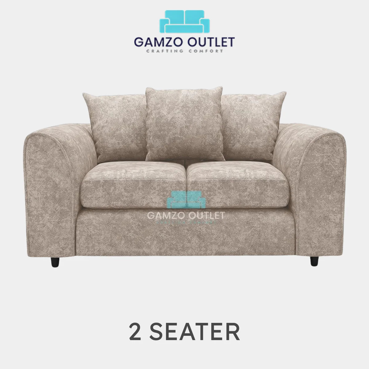 ALASKA FABRIC SCATTER BACK SOFA SET