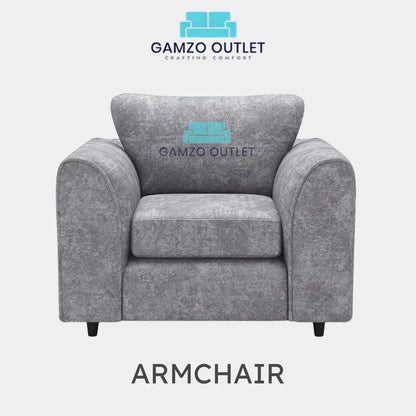 ALASKA FABRIC FULL BACK SOFA SET - Gamzo Outlet