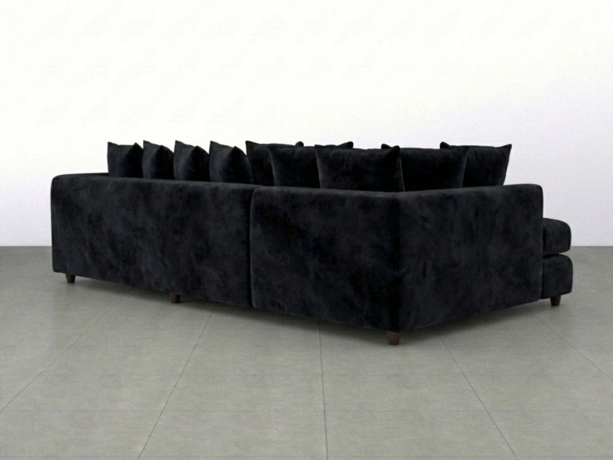 XL Left Hand Facing Black