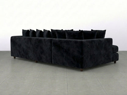 XL Left Hand Facing Black