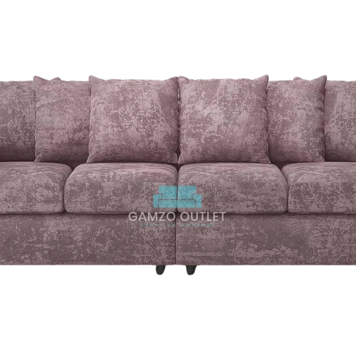 Alaska Fabric 4 Seater Scatter Back Sofa