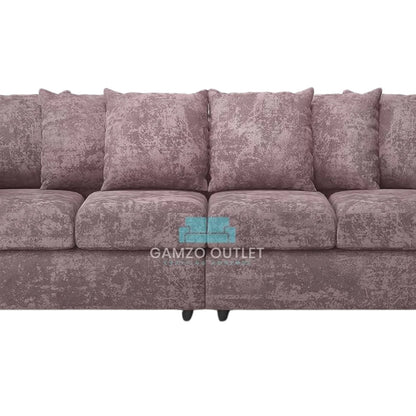 Alaska Fabric 4 Seater Scatter Back Sofa