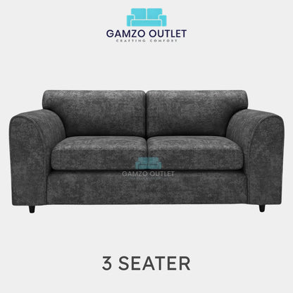 ALASKA FABRIC FULL BACK SOFA SET - Gamzo Outlet