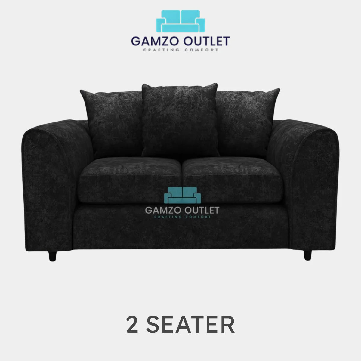 ALASKA FABRIC SCATTER BACK SOFA SET