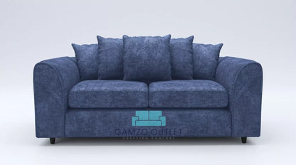 Alaska Fabric 3 Seater Scatter Back Sofa