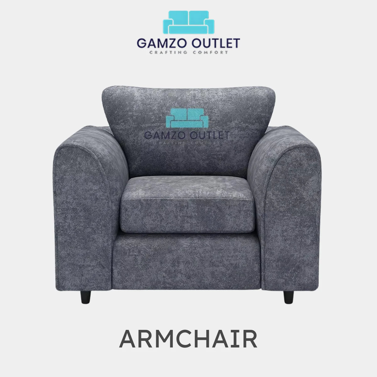 ALASKA FABRIC FULL BACK SOFA SET