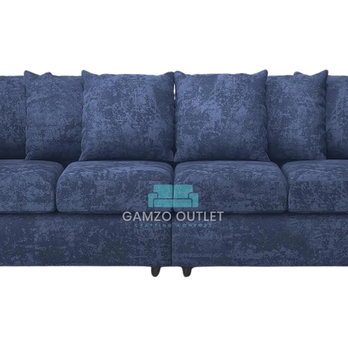 Alaska Fabric 4 Seater Scatter Back Sofa