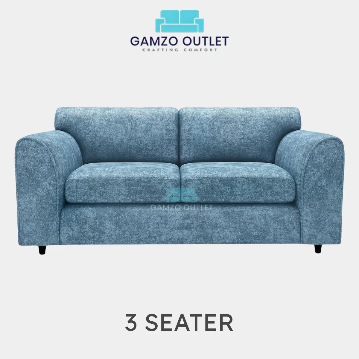 ALASKA FABRIC FULL BACK SOFA SET