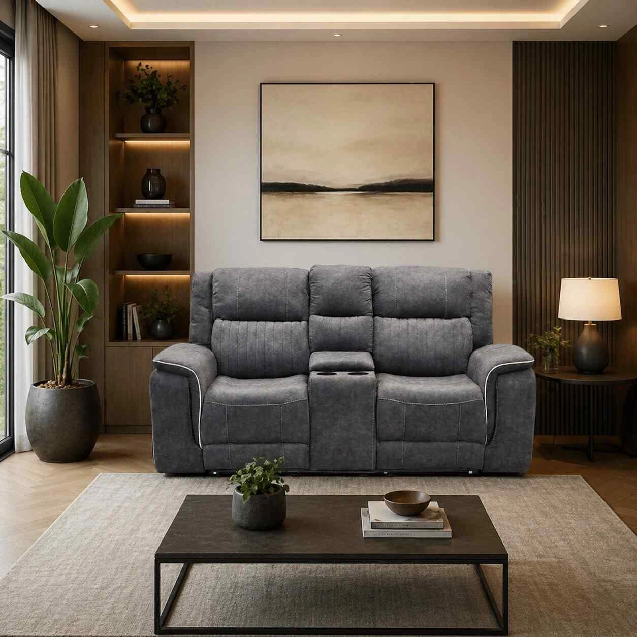 2 Seater Grey