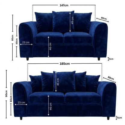 3+2 seater Midnight Blue