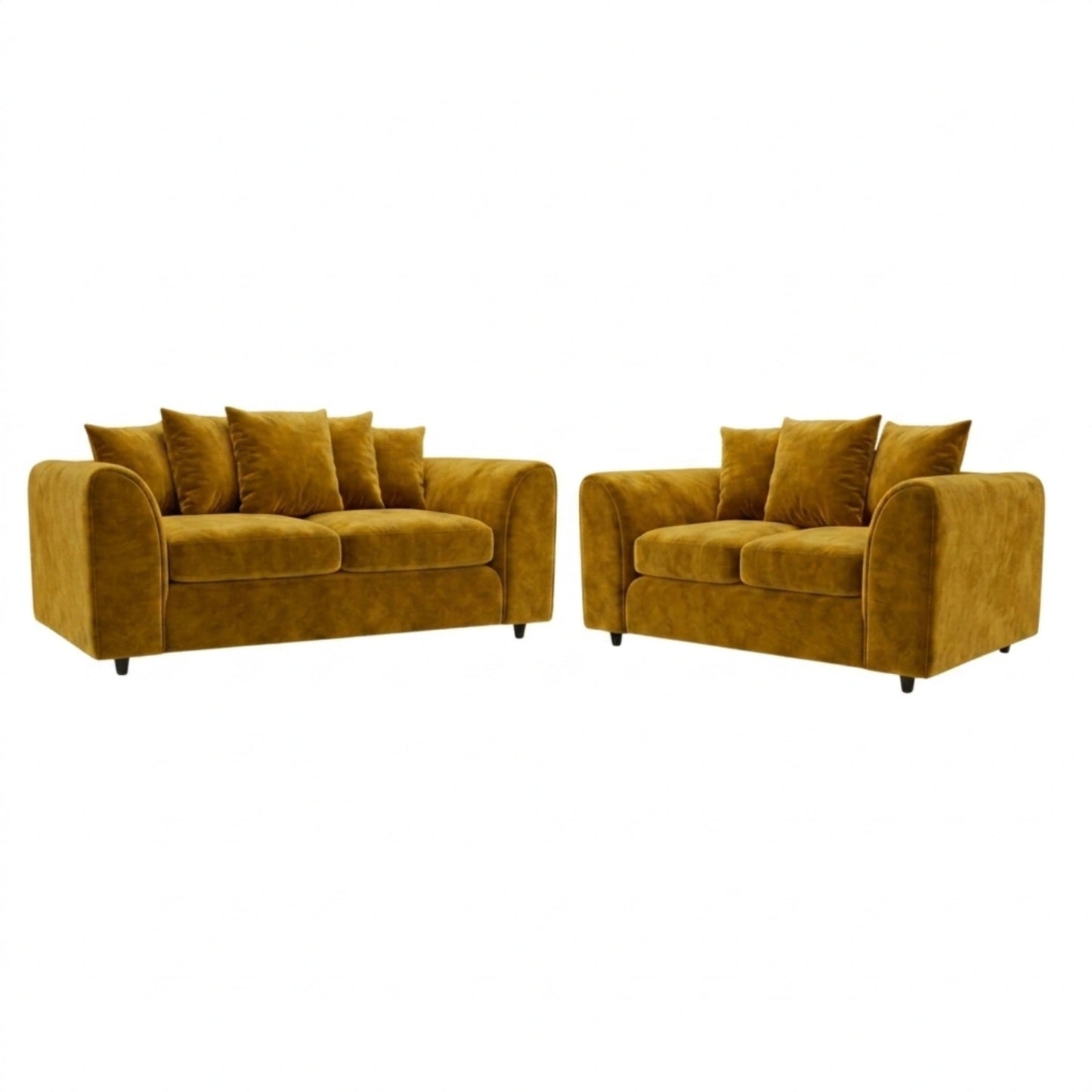 3+2 seater Mustard
