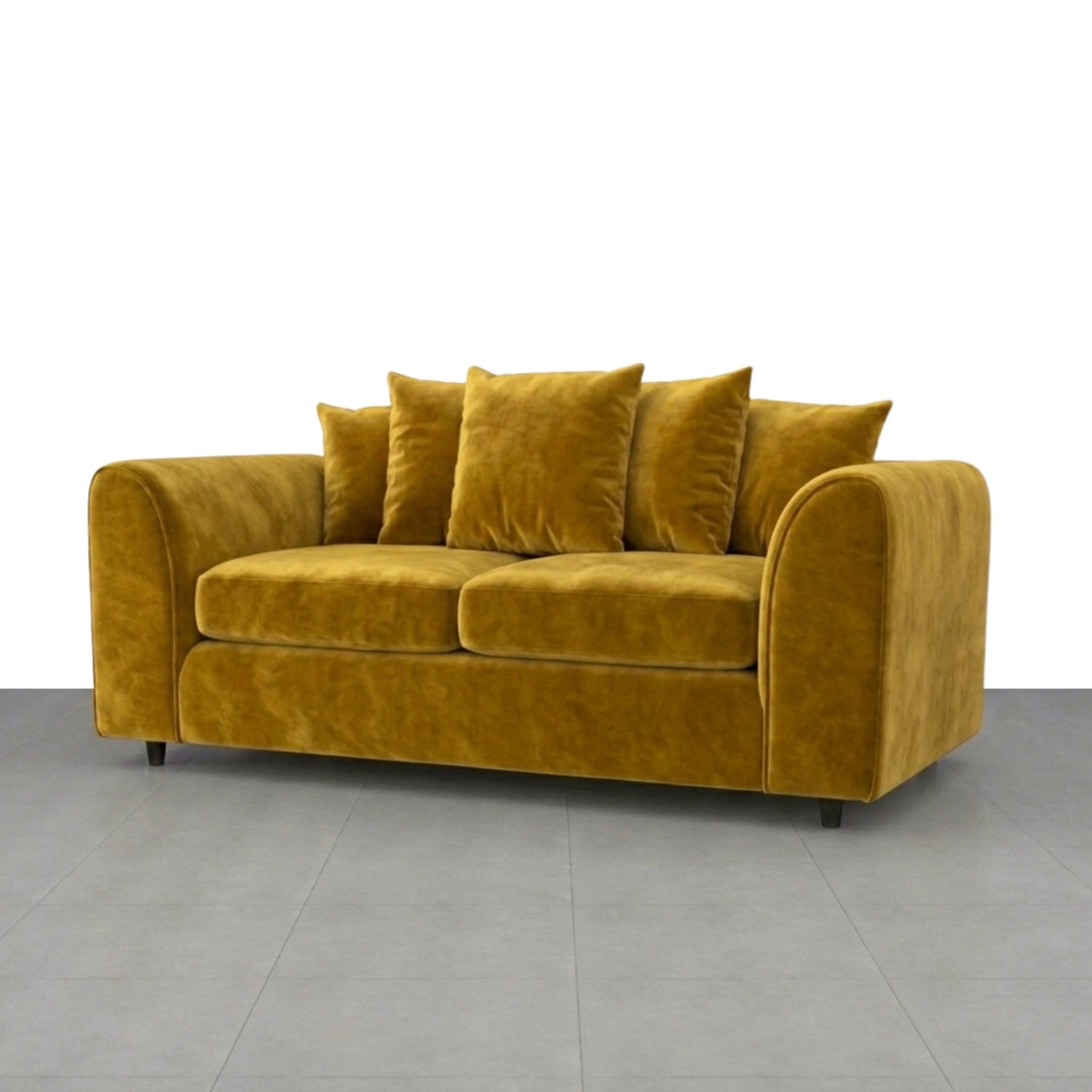 3+2 seater Mustard