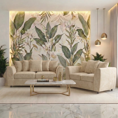 3+2 seater Cream