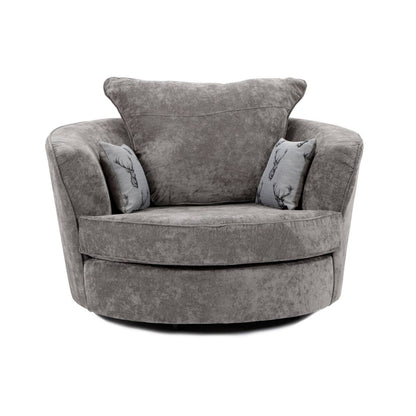 Verona Fabric Swivel chair - Gamzo Outlet
