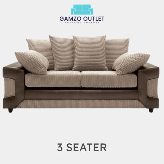 3 seater brown