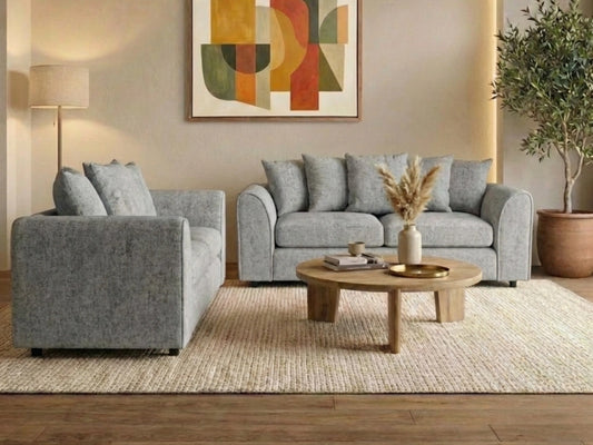 Alaska Fabric 2 Seater Scatter Back Sofa