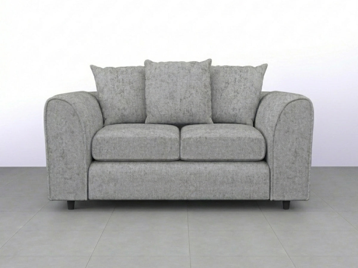Alaska Fabric Scatter Back Sofa Set