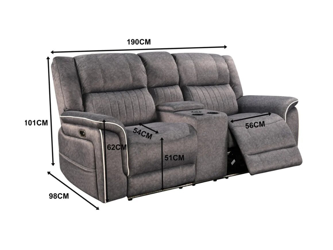 2 Seater Grey 