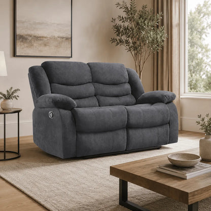 2 seater black