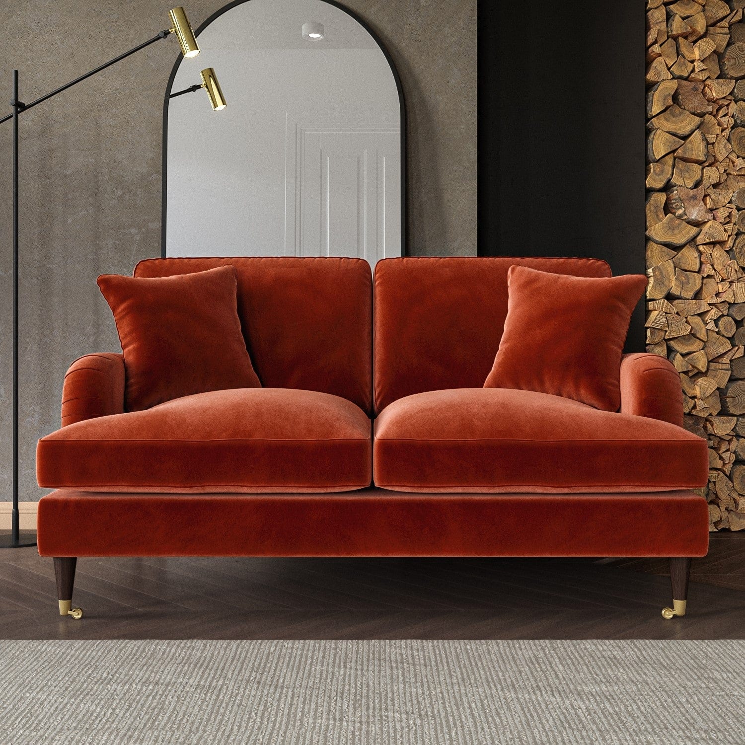 Payton Velvet Sofa - Gamzo Outlet