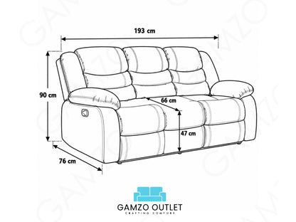 Model R Recliner Sofa