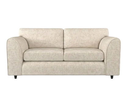Cream fabric 3-seater sofa from Gamzo Outlet's Alaska Full Back Sofa Set, showcasing plush cushioning and stylish design.