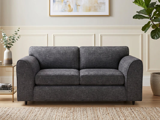 Lisbon Fabric 3 Seater Full Back Sofa