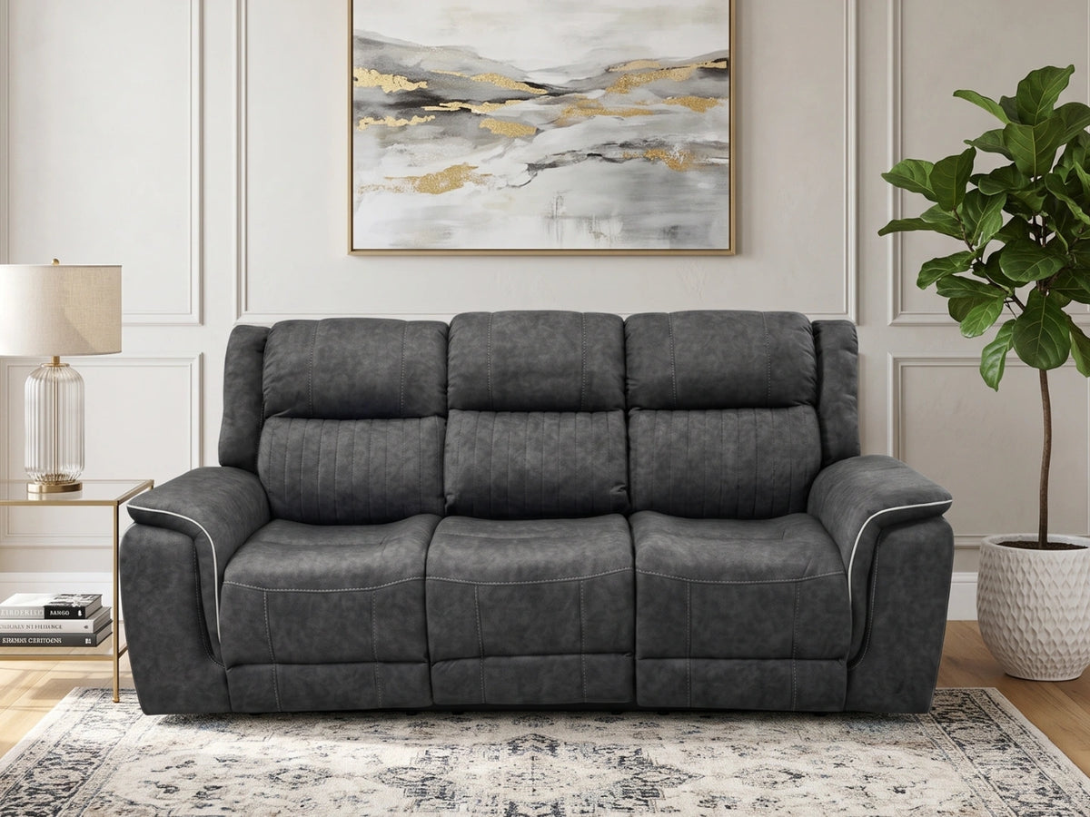 Model H Electric 3 Seater Recliner Sofa