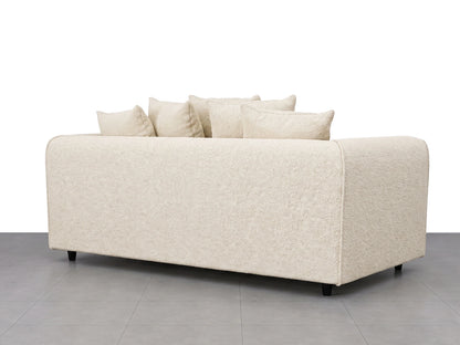 Boucle Fabric Scatter Back Sofa Set