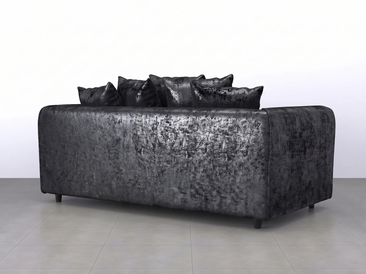 Crushed Velvet Scatter Back Sofa Set