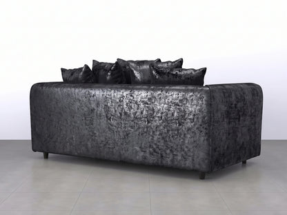 Crushed Velvet Scatter Back Sofa Set