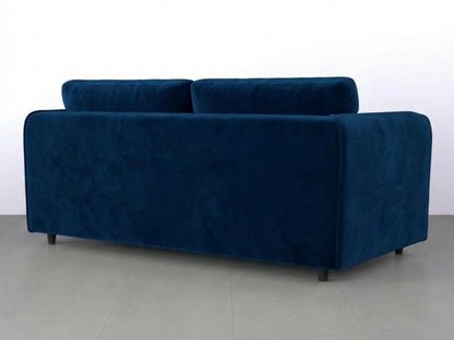 Plush Velvet Fabric Full Back Sofa Set