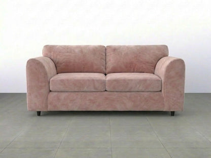 Plush Velvet Fabric Full Back Sofa Set
