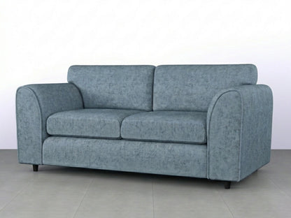 Skyblue Gamzo Outlet Alaska Fabric full back 3-seater sofa set with plush cushions and modern design, ideal for living room comfort.
