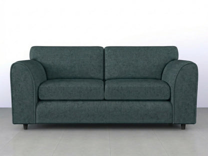 Teal fabric 3-seater sofa from Gamzo Outlet Alaska Full Back Sofa Set, showing plush cushions and modern design.