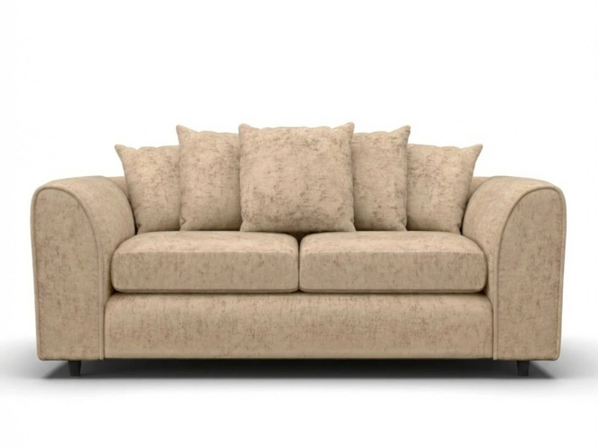 Alaska Fabric Scatter Back Sofa Set