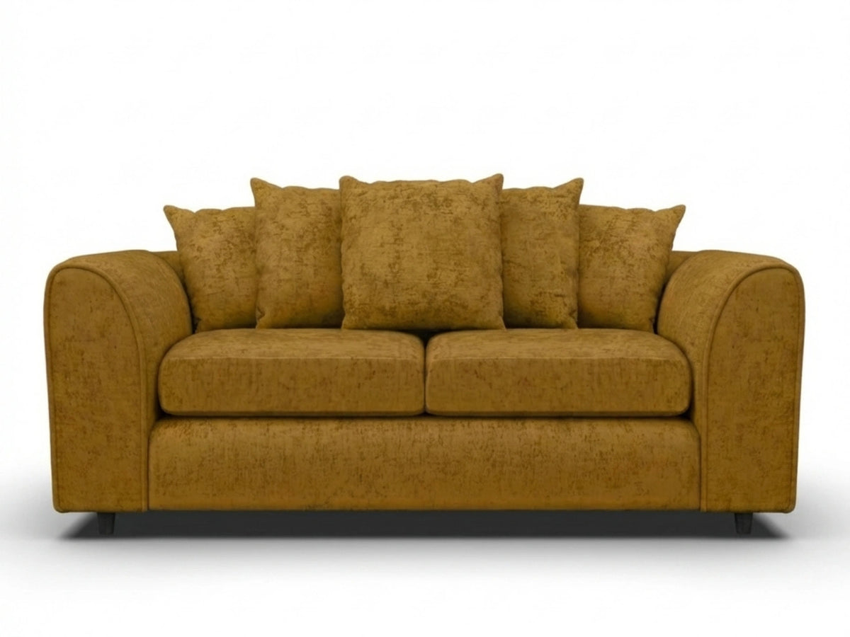 Alaska Fabric Scatter Back Sofa Set