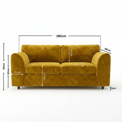 3 seater   Mustard