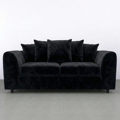 3 seater black