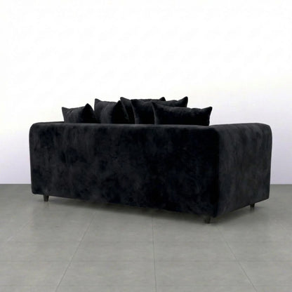 3 seater black