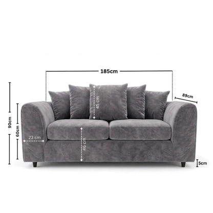 3 seater Light Grey 