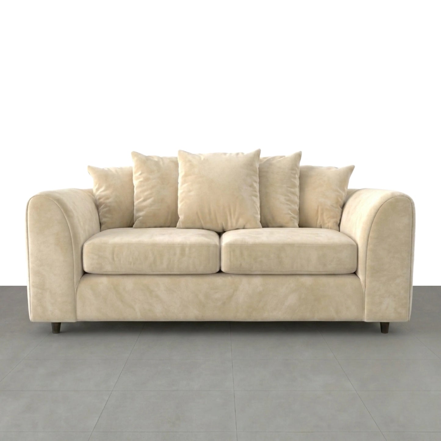 3 seater Cream