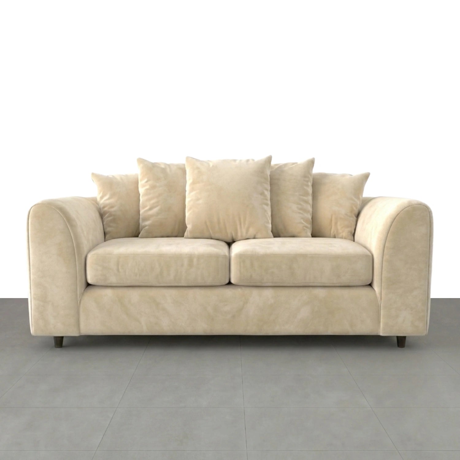 3 seater Cream