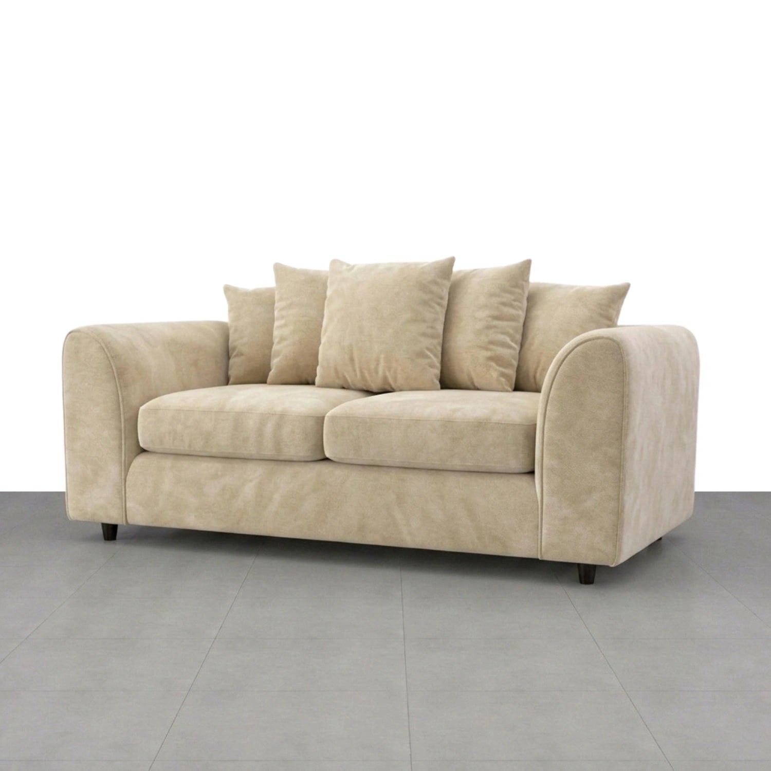 3 seater Cream