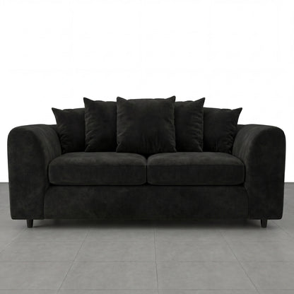 3 seater Black