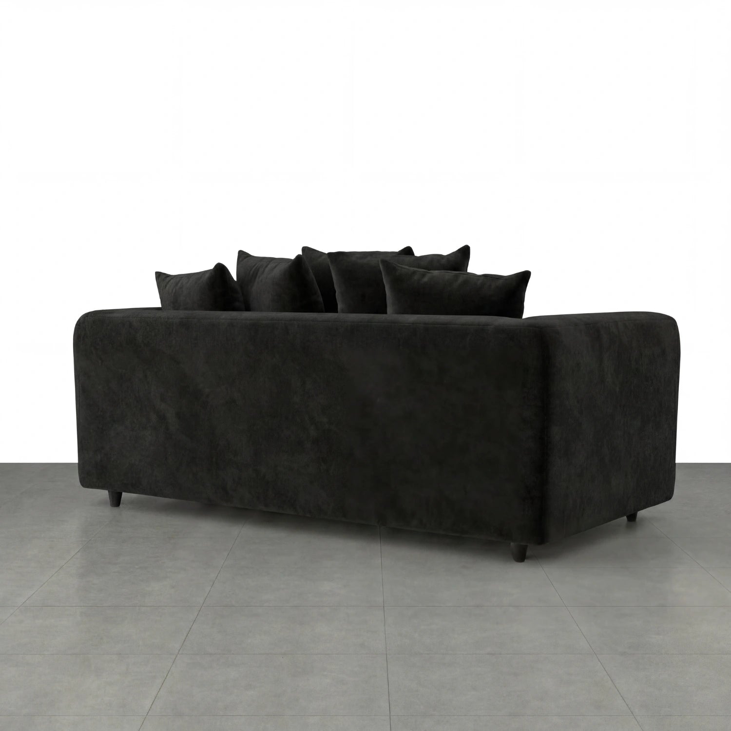 3 seater Black