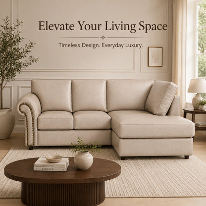 Cream 4 Seater Right hand facing
