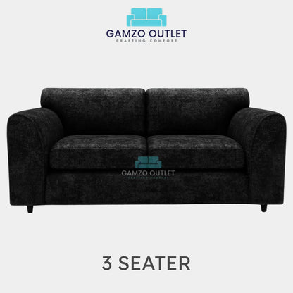 ALASKA FABRIC FULL BACK SOFA SET - Gamzo Outlet