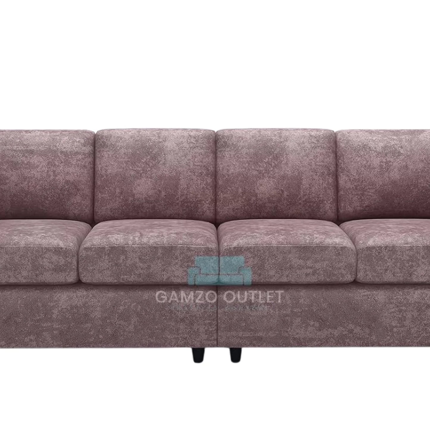 Alaska Fabric 4 Seater Full Back Sofa