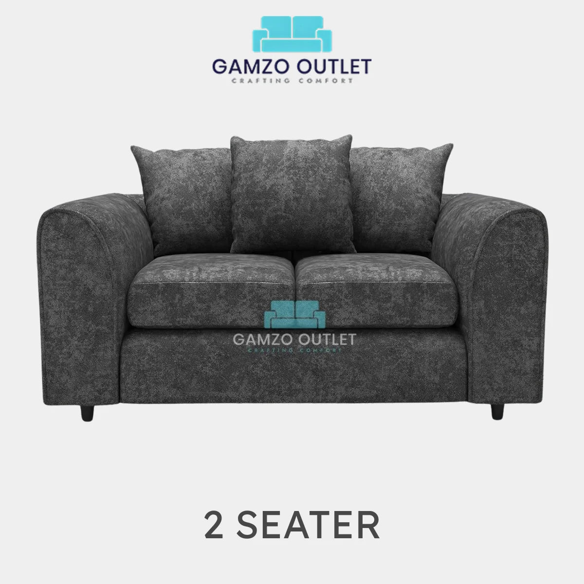 ALASKA FABRIC SCATTER BACK SOFA SET